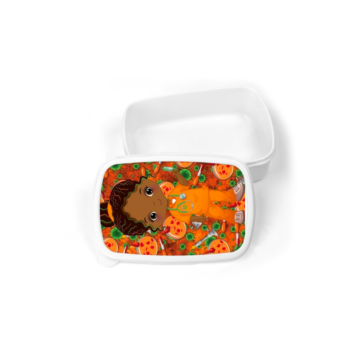 Girls Plastic Lunch Box Containers