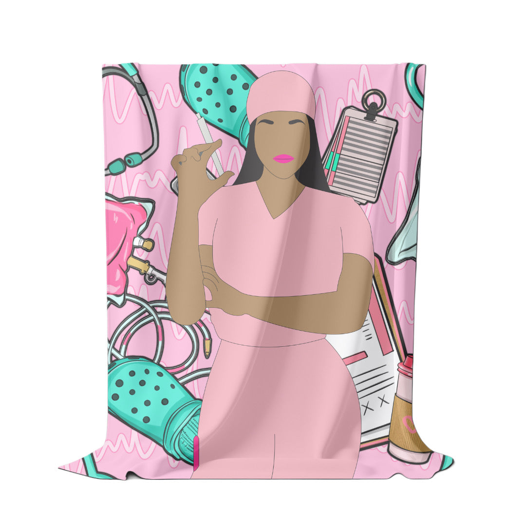 Pink Scrub Blanket