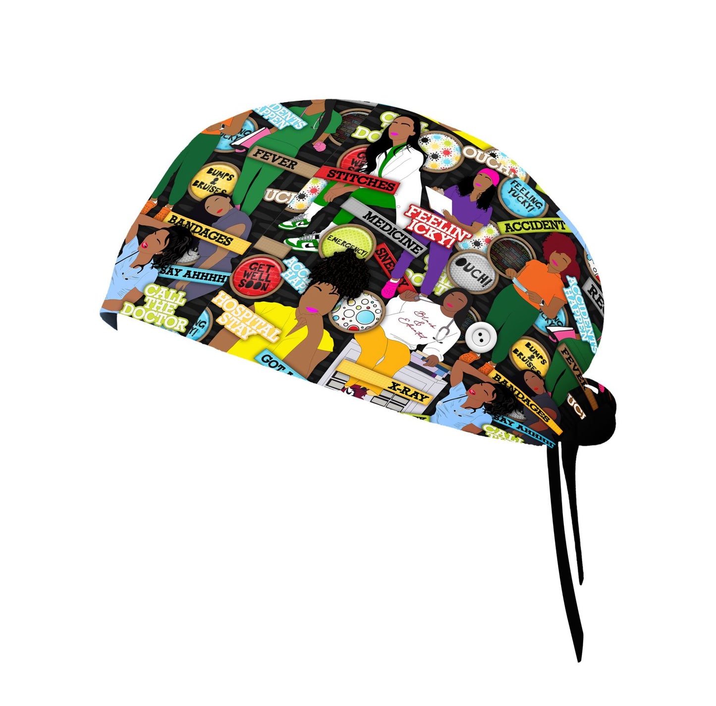 (COMING 04.11) Starburst Cutie Tie - Back Scrub Cap