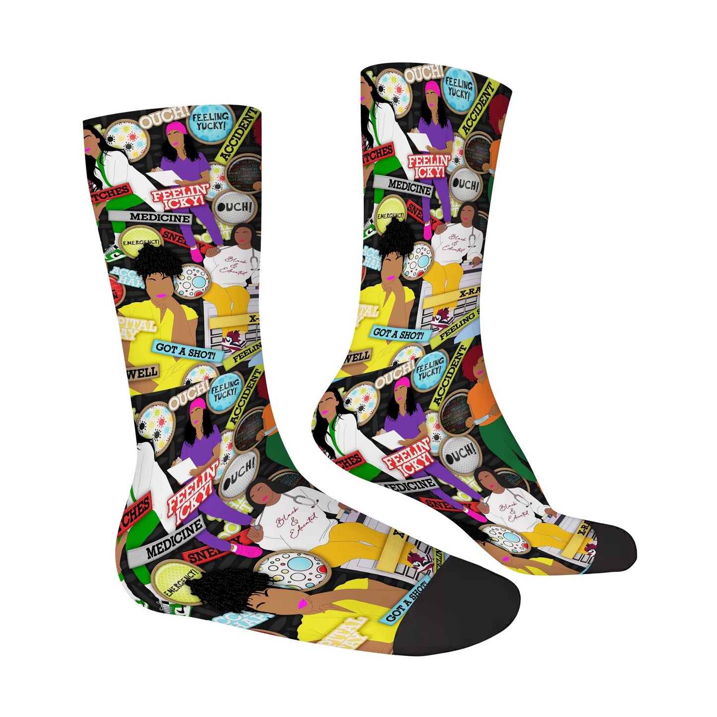 Starburst Cutie 3D Socks