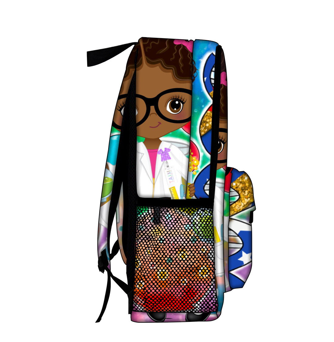 Amber the Scientist 3D Backpack